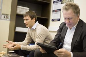 Встреча с Андреем Батуриным в Центральном штабе Движения Волонтеры Победы